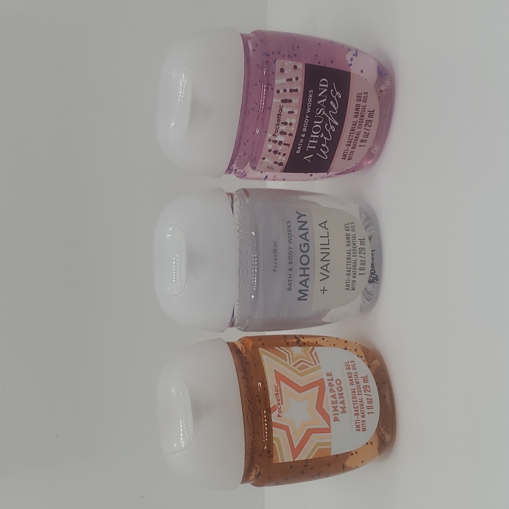 BN Anti-bacterial Hand Gel w/Natural Essential Oils 3 pk set B&BW